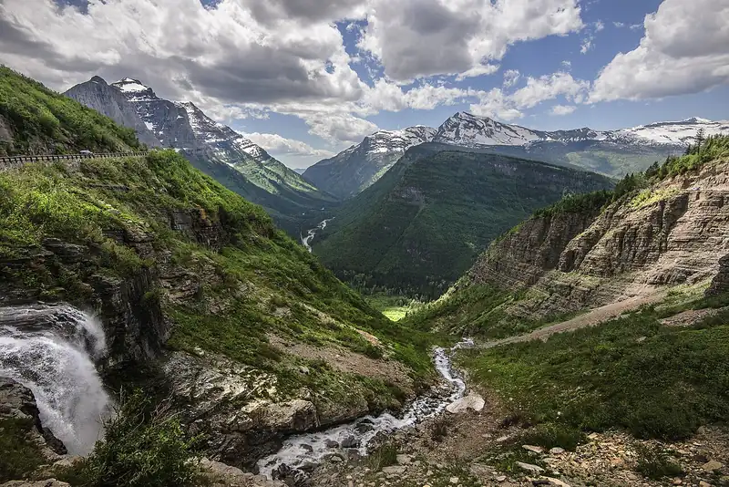Going-to-the-Sun Road in Glacier National Park.